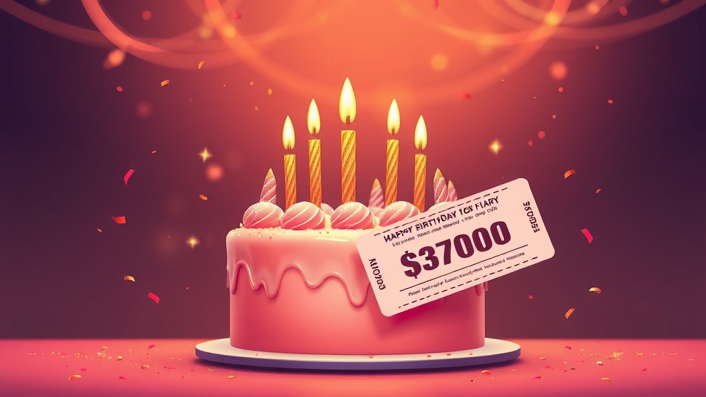 誕生日クーポンお祝いイメージ