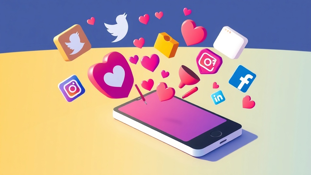 SNSで推しを見つけるイメージ